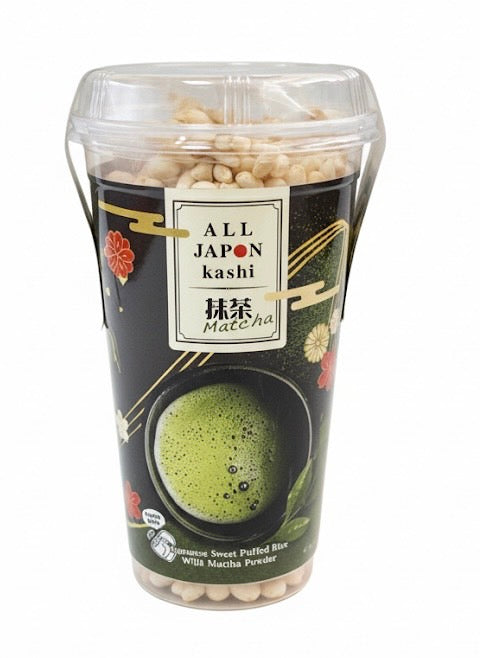 ALL JAPON kashi Matcha(ポン菓子) 42g/坂金製菓株式会社