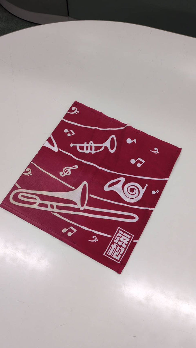 手染め マルチはんかちーふ ネイビー/有限会社B.I.通商